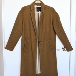 Madewell Monsieur Coat in XXS, Camel